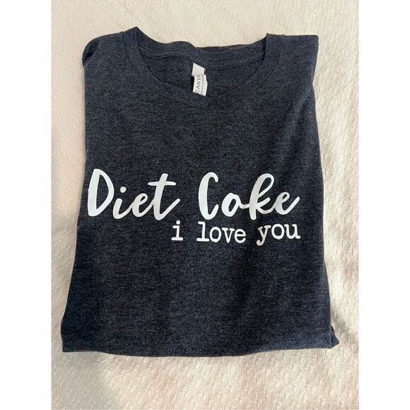 Bella Canvas Tops - Bella Canvas Diet Coke I Love You tee t-shirt Size L
